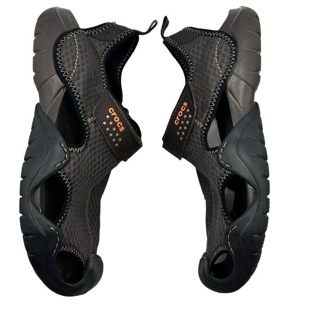 Crocs Swiftwater Mesh Sandal‎ Espresso Men's Size 12 - Picture 4 of 9
